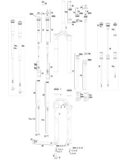 ROCKSHOX Repuestos Pike (A1-A2 / 2014-2017) 29"