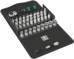 Wera Carraca 8100 SA All-in Zyklop Speed 1/4" Con Juego De Bits