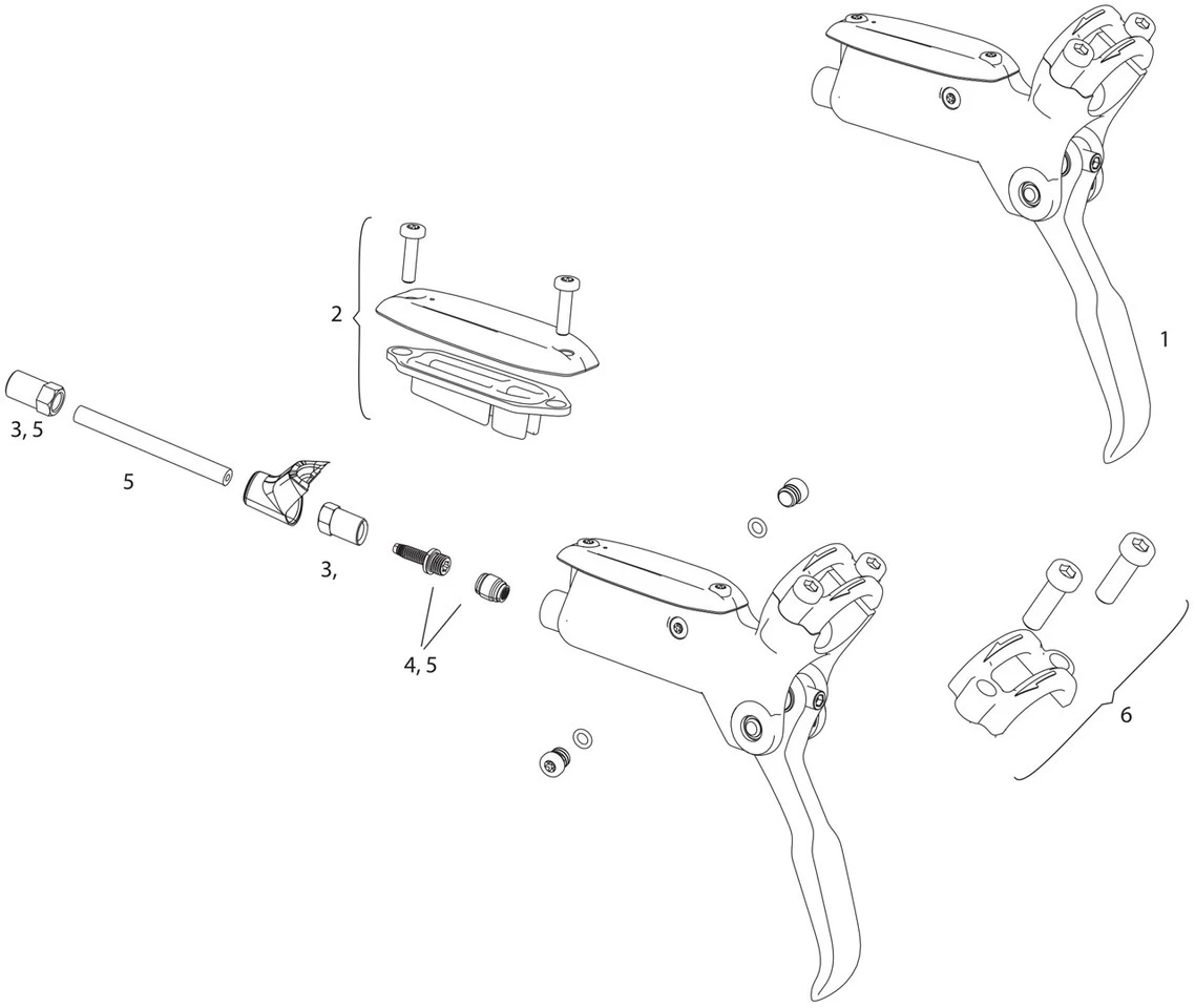 SRAM Piezas De Repuesto Palancas De Frenos Level T 3 SRAM Piezas De Repuesto Palancas De Frenos Level T