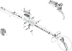 SRAM Piezas De Repuesto Para Palancas De Frenos Guide RSC (B1) (2017-2018)