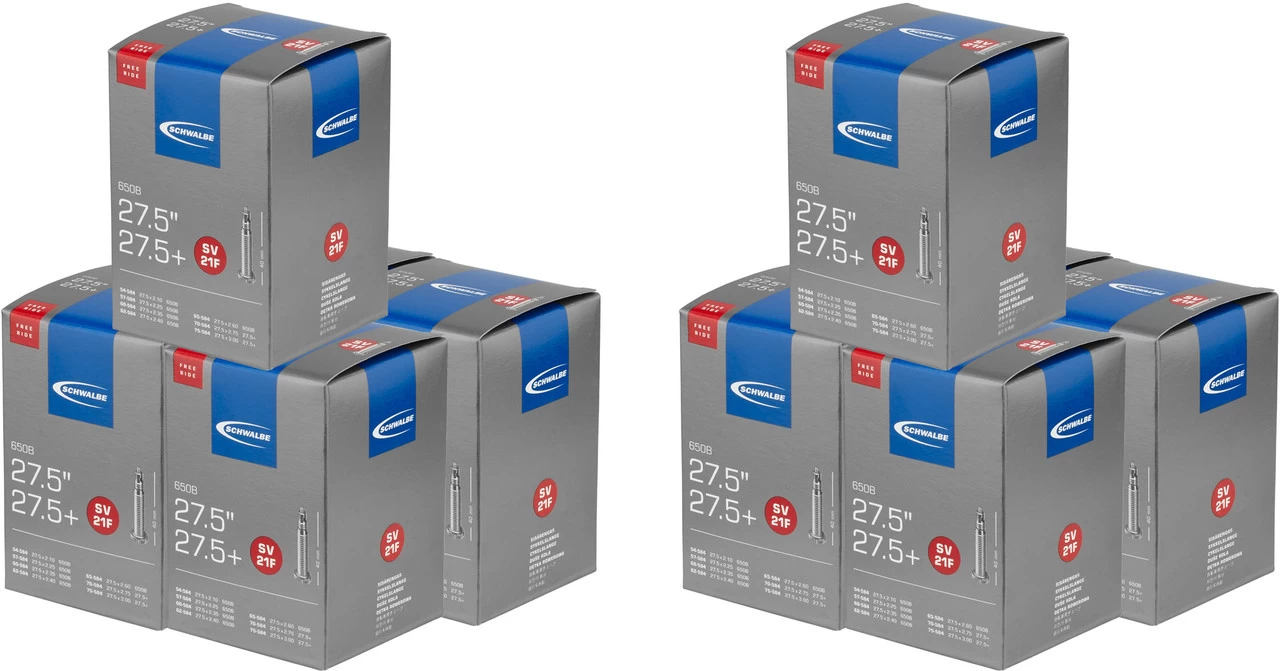 Schwalbe Cámara De Aire 21F Para 27,5+ Freeride - 10 Unidades 3 Schwalbe Cámara De Aire 21F Para 27,5+ Freeride - 10 Unidades