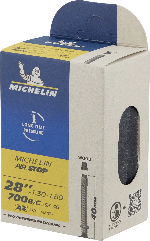 Michelin Cámara De Aire A3 Airstop Para 28" 6 Michelin Cámara De Aire A3 Airstop Para 28" - Imagen 4