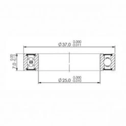 Gurpil CB-190 MR27537 2RS 27,5x37x7 -Tienda De Bicicletas cb 190 mr27537 2rs 27 5x37x7 3